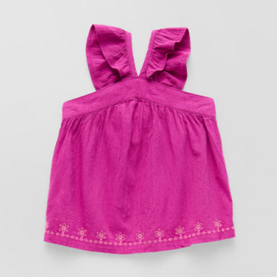 Okie Dokie Toddler & Little Girls V Neck Tank Top