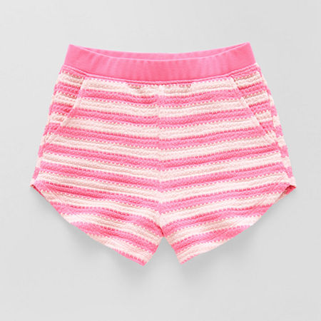 Thereabouts Little & Big Girls Pull-On Short, Xx-small (4-5), Pink