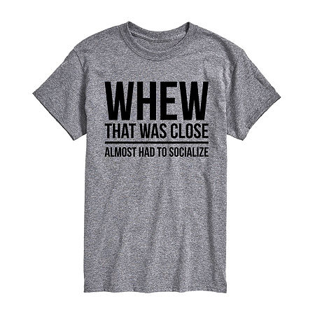 Big and Tall Mens Crew Neck Short Sleeve Regular Fit Graphic T-Shirt, 2x-large Tall, Gray
