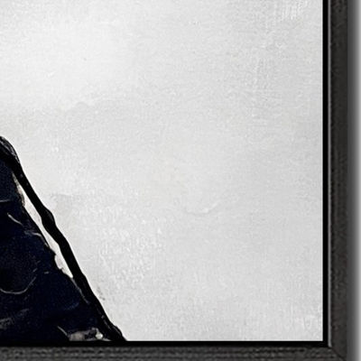 Streamline Art Balancing Stones Ii Framed Canvas Art