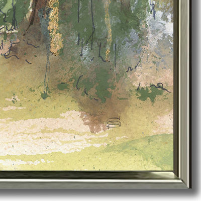 Streamline Art Gilded Path I Framed Canvas Art