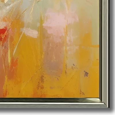 Streamline Art Blooms In The Meadow Ii Framed Canvas Art