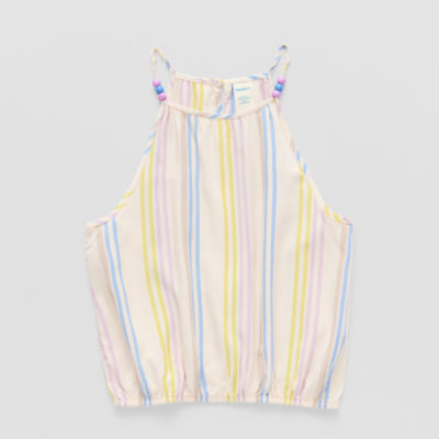 Thereabouts Little & Big Girls Square Neck Tank Top