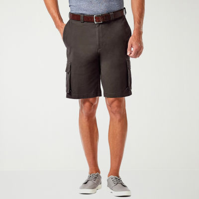 Haggar Stretch Comfort Cargo Tech Mens 10" Fabric Short
