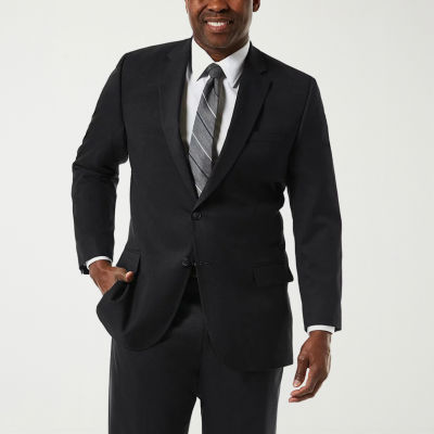 Haggar JMH Premium Stretch Sharkskin Mens Big and Tall Stretch Fabric Classic Fit Suit Jacket