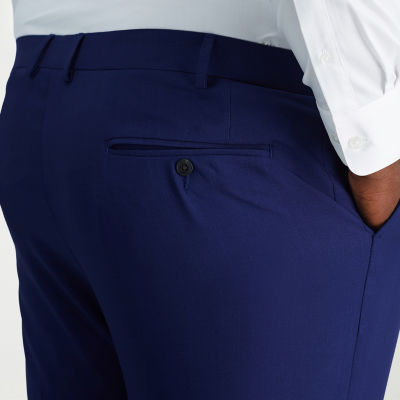 Haggar Smart Wash With Repreve Mens Classic Fit Big and Tall Flat Front Pant