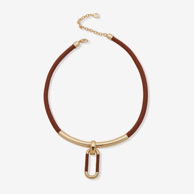 Worthington Womens 17 Inch Pendant Necklace