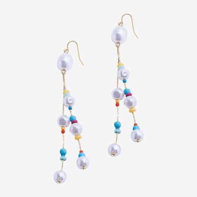 Bijoux Bar Womens Drop Earrings