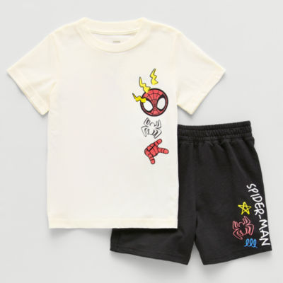 Disney Collection Little & Big Kid Boys Spiderman 2-pc. Short Set