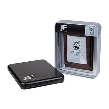 JF J.Ferrar Men's Slim Front Pocket Wallet