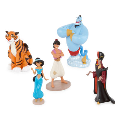 Playset dolls Aladdin, Jasmine and Genio Disney Store