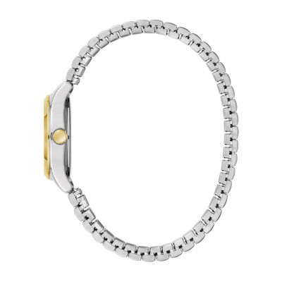 Caravelle Designed By Bulova Womens Two Tone Stainless Steel Expansion Watch 45l185