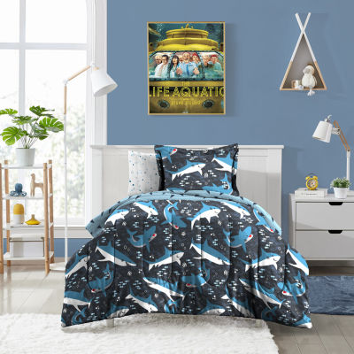 Catherine Lansfield Bedding Lost In Space Reversible Junior Duvet Cover Set With Pillowcases Blue~5057681113326 02c Mp