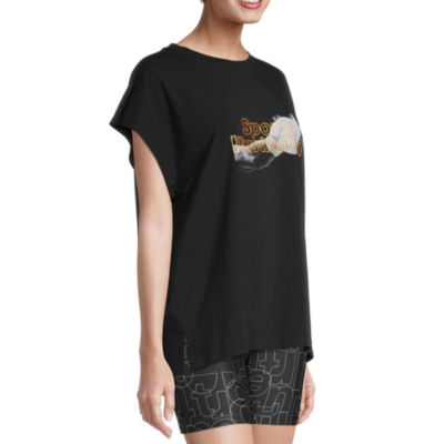 Sports Illustrated Womens Crew Neck TShirt and High Rise 7/8 Ankle