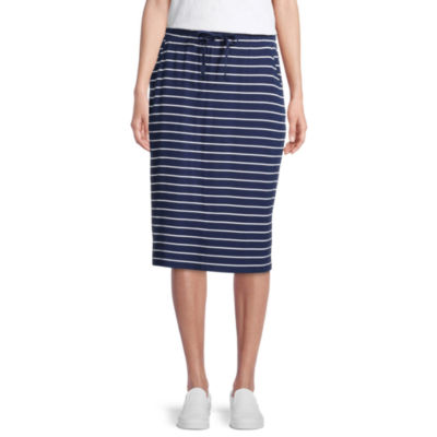 jcpenney navy blue skirt