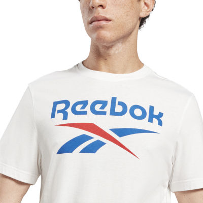 Reebok Mens Crew Neck Short Sleeve Regular Fit Graphic T-Shirt