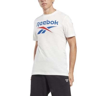 Reebok Mens Crew Neck Short Sleeve Regular Fit Graphic T-Shirt