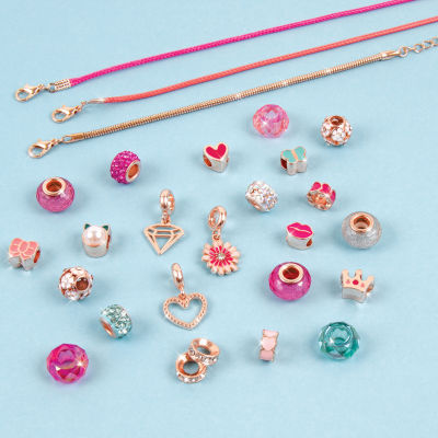 Make It Real Halo Charms 2-In-1 True Blue & Think Pink DIY Jewelry Kit