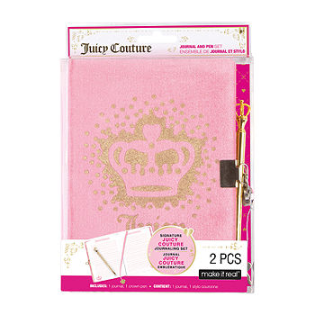 Juicy Couture Velvet Locking Journal & Pen Set 2-pc. Kids Craft