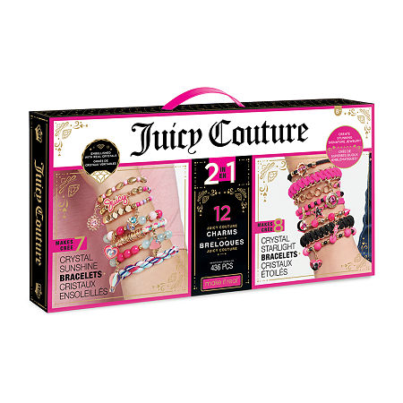 Juicy Couture 2-In-1 Crystal Sunshine & Starlight Bracelets Kit Jewelry Kit, One Size, Multiple Colors