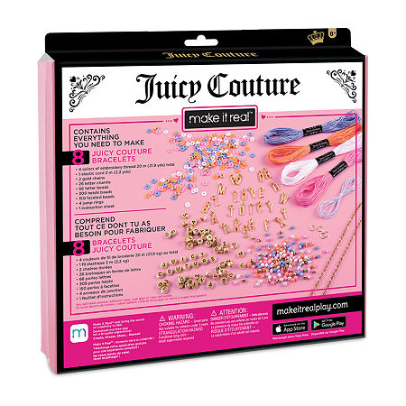 Juicy Couture Love Letters Bracelets Kit, One Size, Multiple Colors