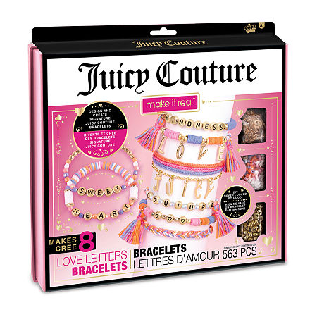 Juicy Couture Love Letters Bracelets Kit, One Size, Multiple Colors