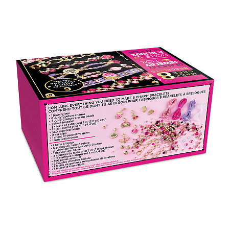 Juicy Couture Glamour Box DIY Bead Jewelry Kit, One Size, Multiple Colors