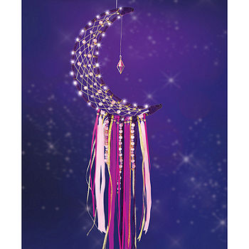 INFUNLY 2 Set Dream Catcher Kit Make Your Own Dreamcatcher for Girls DIY  Instruction Included Handmade Dreamcatcher Moon Circle Star Metal