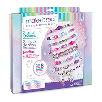 Make It Real Halo Charms 2-In-1 True Blue & Think Pink DIY Jewelry Kit -  JCPenney