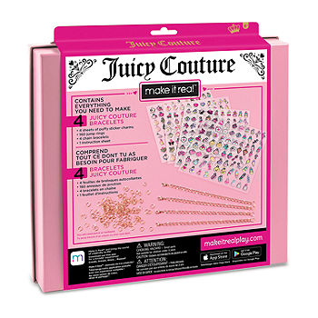 Make it Real - Juicy Couture Pink and Precious Bracelets - DIY