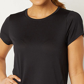 Xersion Womens Crew Neck Short Sleeve T-Shirt - JCPenney