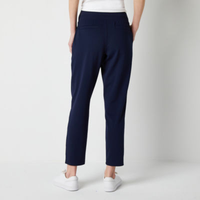 Stylus Womens High Rise Tapered Pull-On Pants