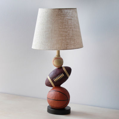 All the Rages Simple Designs Athletic Sports Ceramic Table Lamp