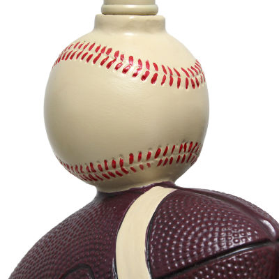 All the Rages Simple Designs Athletic Sports Ceramic Table Lamp