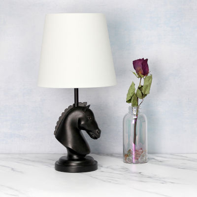 All the Rages Simple Designs Decorative Chess Horse Table Lamp