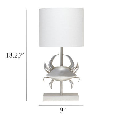 All the Rages Simple Designs Pinching Crab Table Lamp