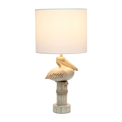 All the Rages Simple Designs Sitting Pelican Table Lamp