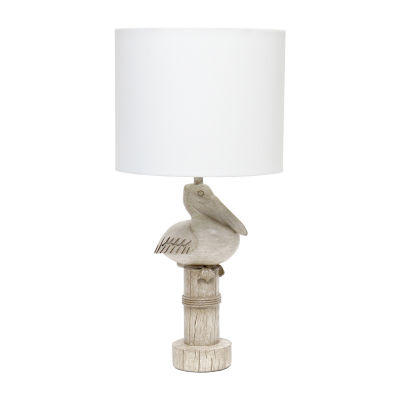 All the Rages Simple Designs Sitting Pelican Table Lamp