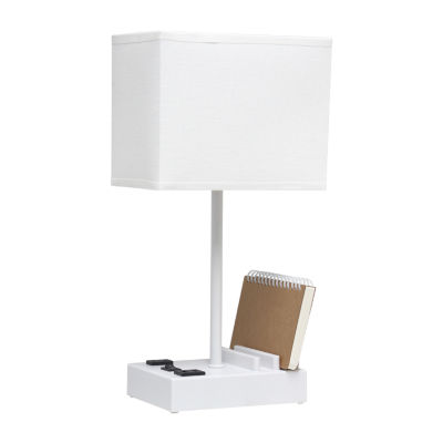 All the Rages Simple Designs 2 Usb Port Table Lamp