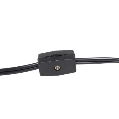 All the Rages Simple Designs Ruffled Metallic Ceramic Table Lamp