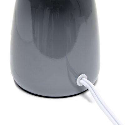 All the Rages Simple Designs Thimble Base Table Lamp