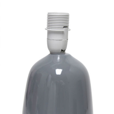 All the Rages Simple Designs Thimble Base Table Lamp