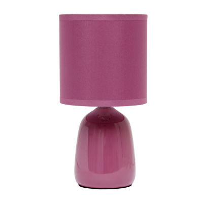 All the Rages Simple Designs Thimble Base Table Lamp