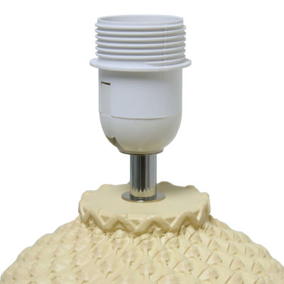 All the Rages Simple Designs Purled Texture Table Lamp