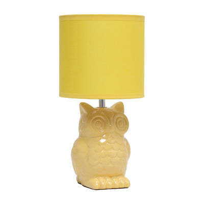 All the Rages Simple Designs Owl Table Lamp