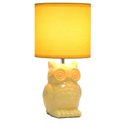 All the Rages Simple Designs Owl Table Lamp