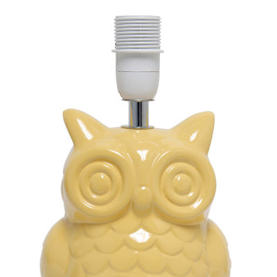 All the Rages Simple Designs Owl Table Lamp