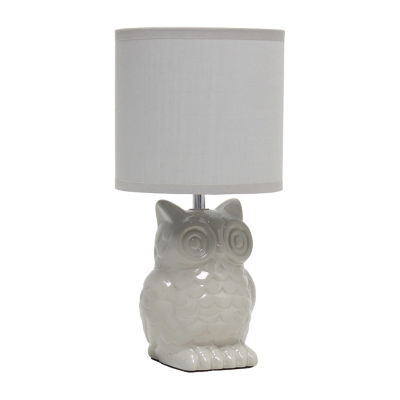 All the Rages Simple Designs Owl Table Lamp