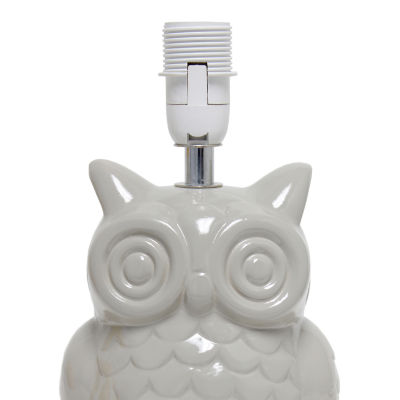 All the Rages Simple Designs Owl Table Lamp