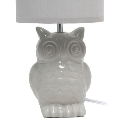 All the Rages Simple Designs Owl Table Lamp